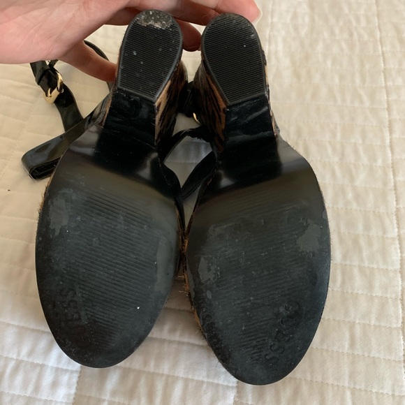 Pony Hair Leopard Heels - Picture 4 of 4